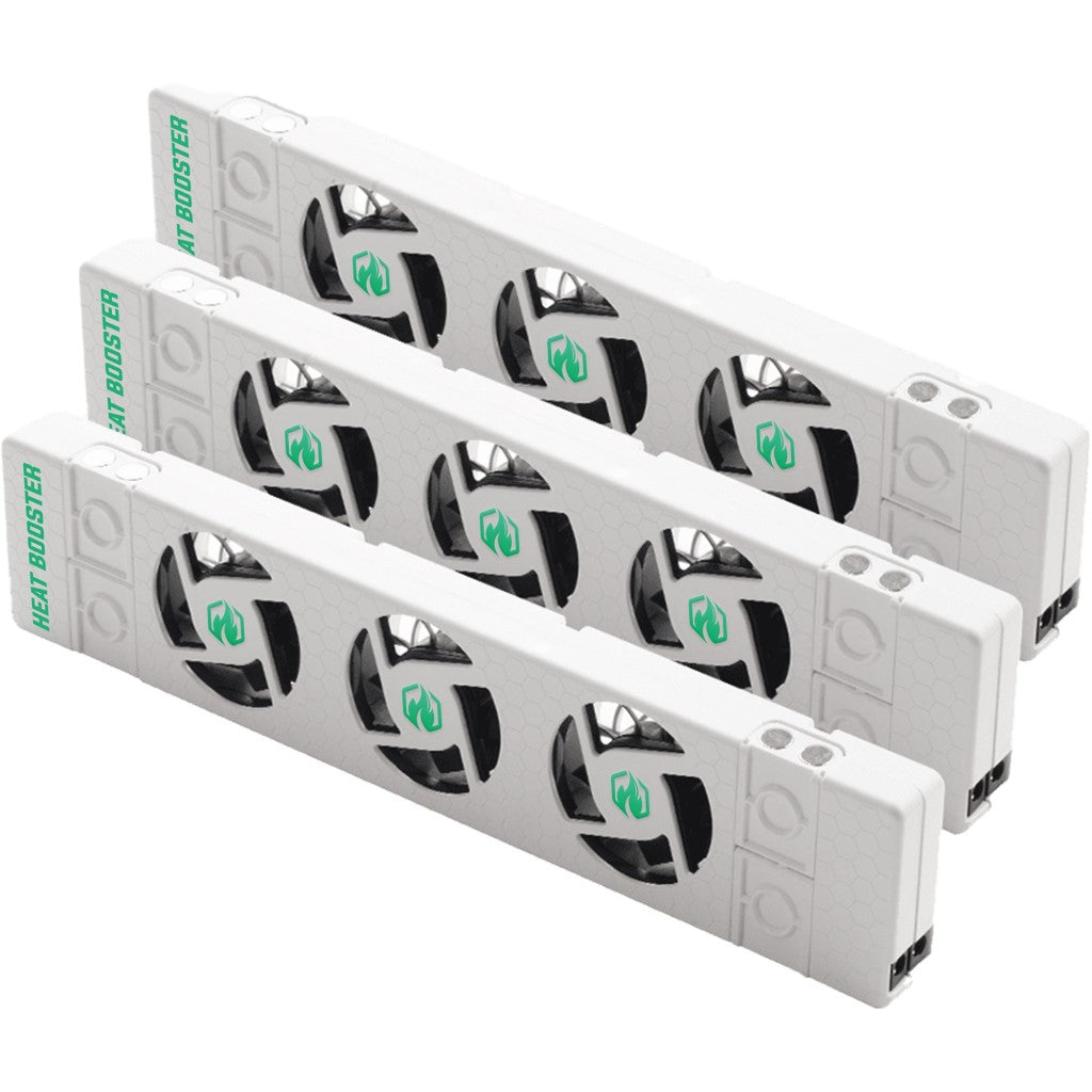 HeatBooster Heizkörperventilator Trio-Set Weiß
